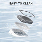 easy to clean slow flow pet water bowl with removable parts and splash proof design