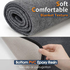 soft blanket texture washable dog pee pad showing comfortable surface for puppies absorbent and waterproof design
