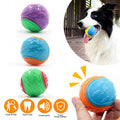 TPR squeaky dog ball durable chew resistant toy for small and medium dogs