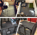washable waterproof dog pee pad used in home setups crates and playpens absorbent reusable mat for puppies and senior dogs