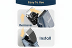 cat grooming clipper showing easy blade removal and installation with simple visual guide