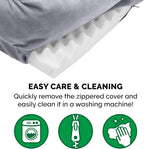 orthopedic dog bed with removable washable cover easy care cleaning instructions