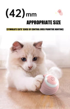 smart cat toy ball normal version durable abs material 42 mm size interactive rolling play for indoor cats