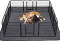 xl washable dog pee pad in whelping pen with adult dogs and puppies soft absorbent waterproof reusable mat for training and litter care