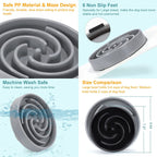 dishwasher safe large slow feeder dog bowl easy to clean puzzle design for dogs