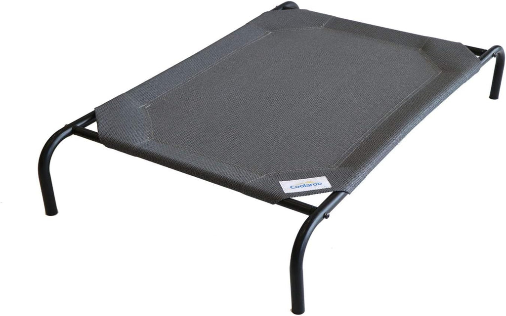 breathable high density mesh fabric close up on elevated pet bed for airflow and cooling