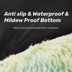 non slip bottom donut cat bed white plush calming bed for indoor cats