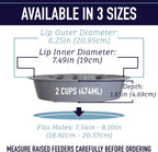 2 cup slow feeder dog bowl size reference puzzle design for portion control